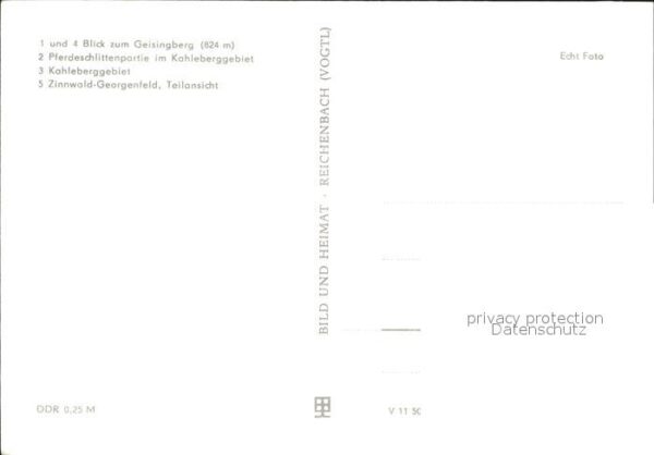 Geising Erzgebirge Pferdeschlittenpartie Kahleberggebiet Z – Bild 2