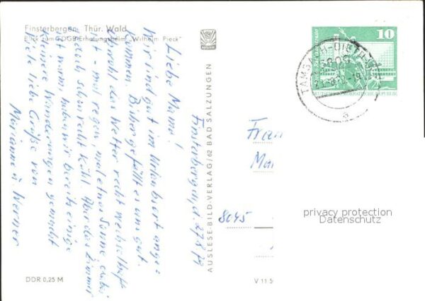 Finsterbergen FDGB Erholungsheim Wilhelm Pieck – Bild 2