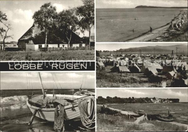 Lobbe Middelhagen Ruegen Campingplatz Fischerboot