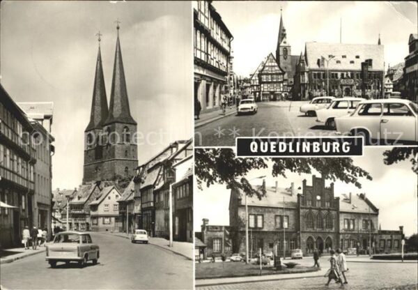 Quedlinburg Pölkenstrasse Nikolaikirche Markt Ratha