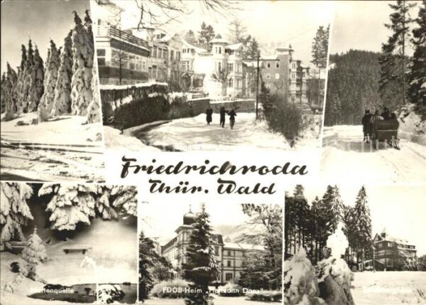 Friedrichroda Sanatorium Tannenhof FDGB-Heim Hermann