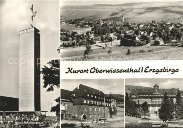 Oberwiesenthal Erzgebirge Wismut-Ferienheim Aktivist Neues Fichte