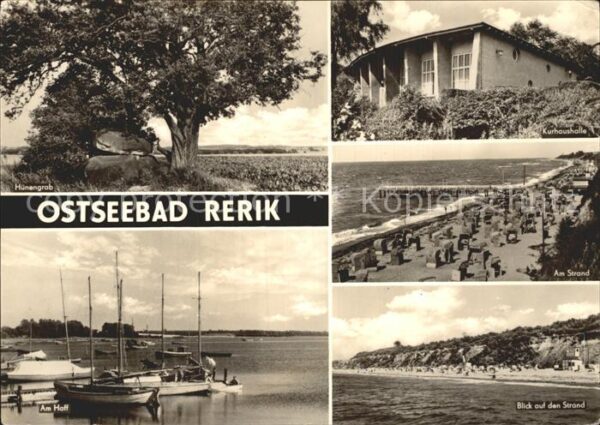 Rerik Ostseebad Hünengrab Strand Kurhaushalle Am Haff