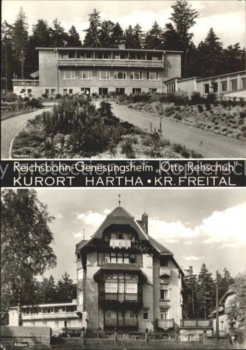 Hartha Tharandt Reichsbahn-Genesungsheim Otto Rehschuh