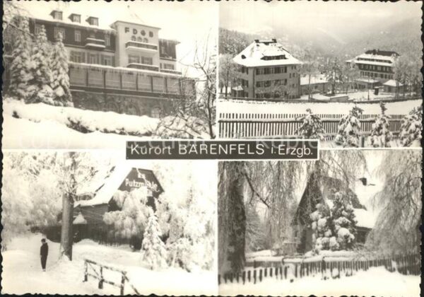 Baerenfels Erzgebirge Putzmühle FDGB-Heim