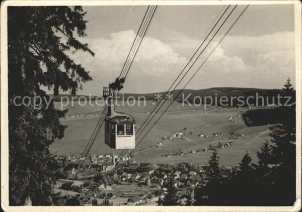 Oberwiesenthal Erzgebirge Luftseilbahn