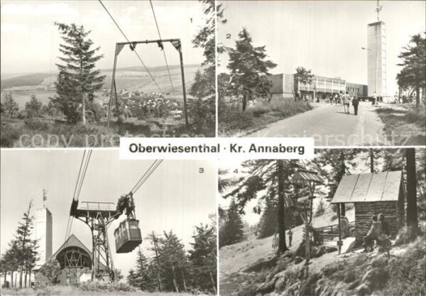 Oberwiesenthal Erzgebirge Fichtelberg Fichtelberghaus Schwebebahn