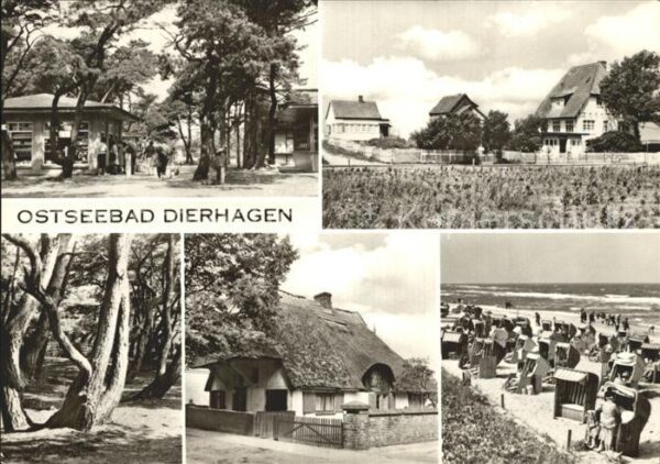 Dierhagen Ostseebad Strand Gebäude Kiosk