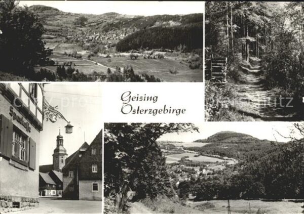 Geising Erzgebirge Sparkasse Kirchturm