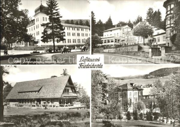 Friedrichroda Sanatorium Tannenhof FDGB-Heim Klosterb