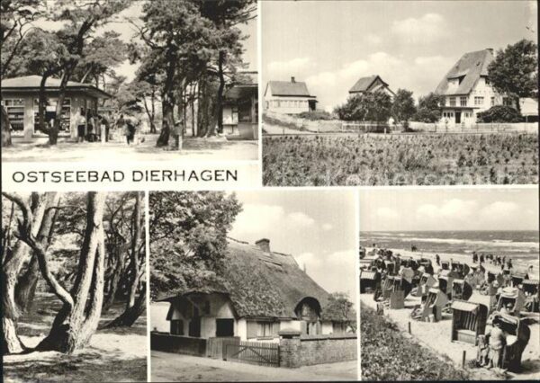 Dierhagen Ostseebad Strand Kiosk Gebäude