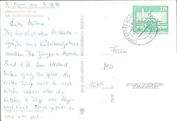 Kuehlungsborn Ostseebad Meerwasserschwimmhalle Maxim-Gorki-Stra – Bild 2