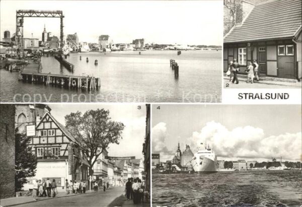 Stralsund Mecklenburg Vorpommern Rügendammbrücke Torschliesserhäuschen M