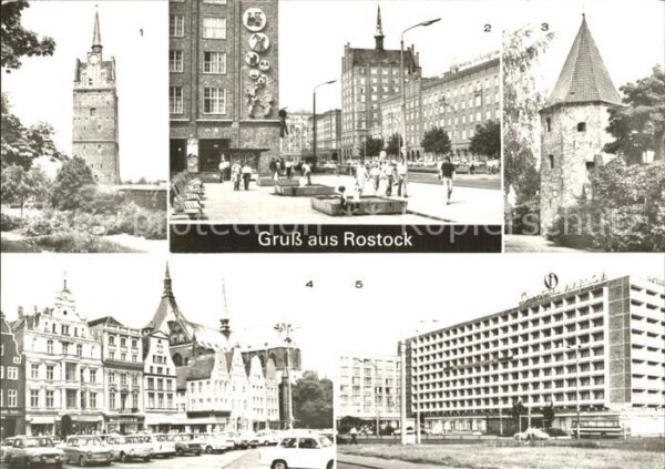 Rostock Kröpeliner Tor Lange Strasse Interhotel