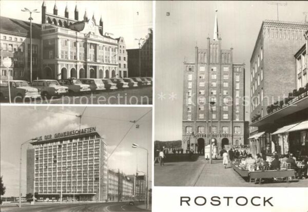 Rostock Ernst-Thälmann-Platz Haus Gewerkschafte
