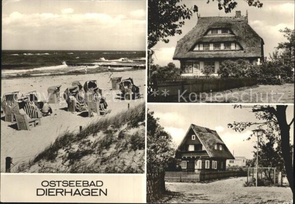 Dierhagen Ostseebad Strand Gebäude
