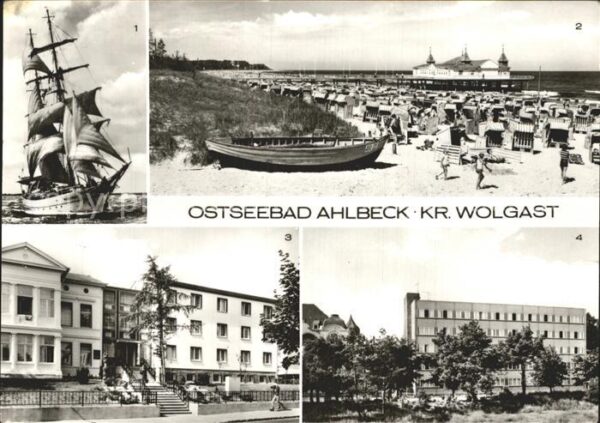 Ahlbeck Ostseebad Segelschulschiff Wilhelm Pieck Erholung