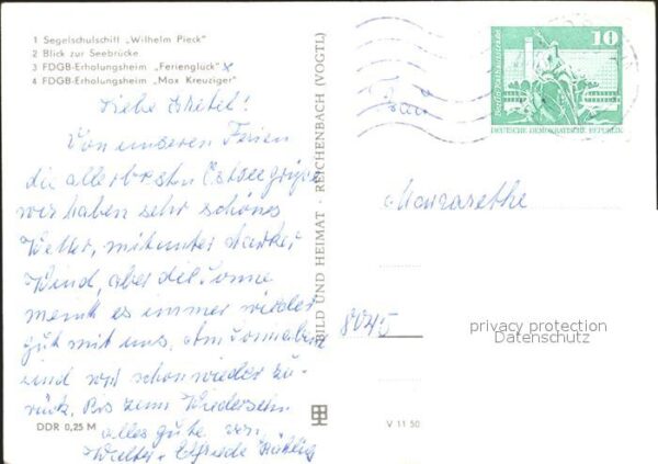 Ahlbeck Ostseebad Segelschulschiff Wilhelm Pieck Erholung – Bild 2