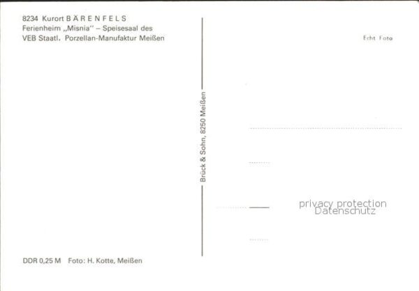Baerenfels Erzgebirge Ferienheim Misnia Speisesaal – Bild 2