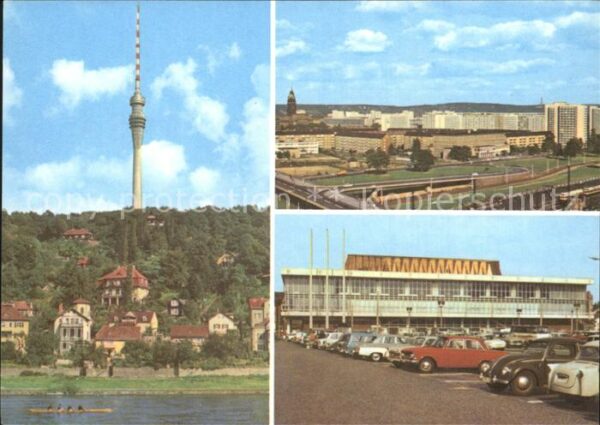 Dresden Fernsehturm Wachwitz Kulturpalast Hochs