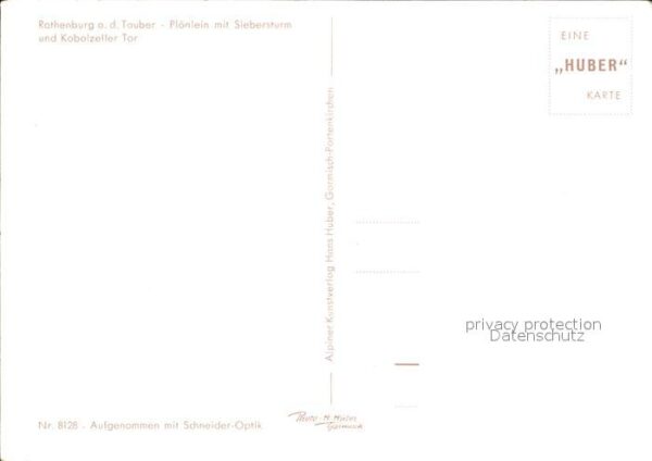 Rothenburg Tauber Plönlein Sieberusturm Kobolzeller Tor – Bild 2