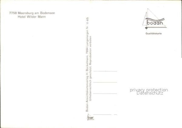 Meersburg Bodensee Hotel Wilder Mann – Bild 2