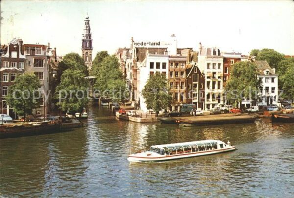Amsterdam Niederlande Amstelfluss Zuiderkerk