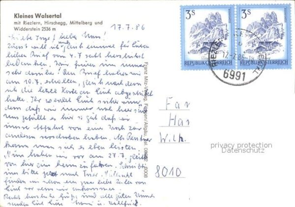 Riezlern Kleinwalsertal Vorarlberg Hirschegg Mittelberg Widderstein – Bild 2