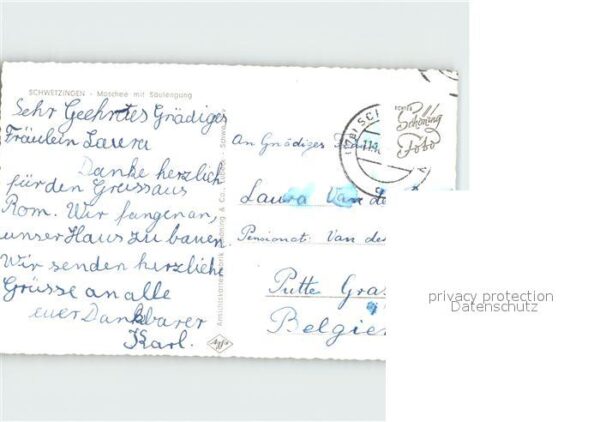 Schwetzingen Moschee mit Säulengang – Bild 2