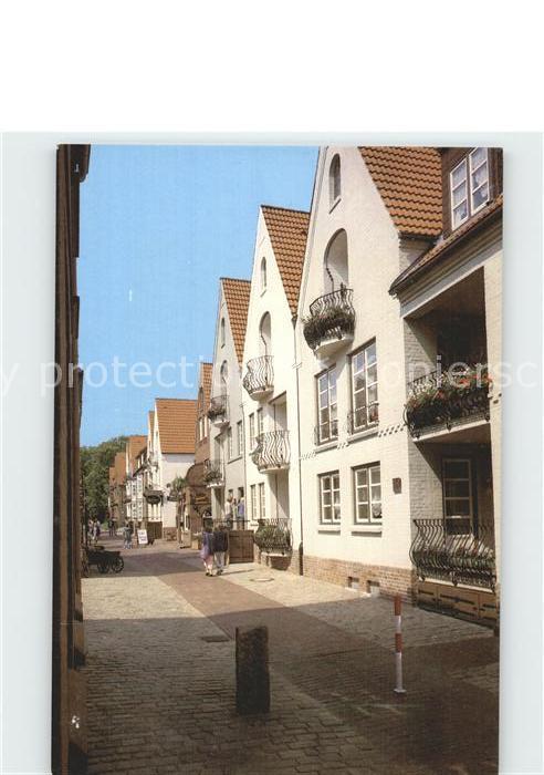 Husum Nordfriesland Schloßgang Strassenpartie
