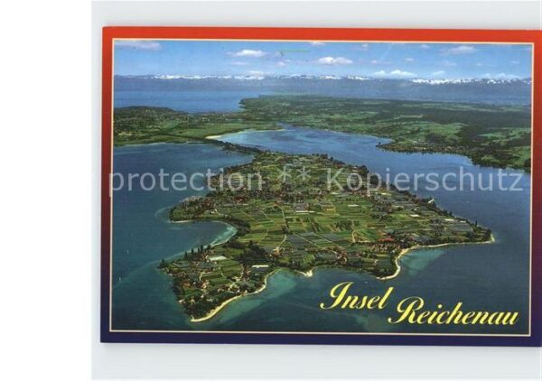 Insel Reichenau Fliegeraufnahme