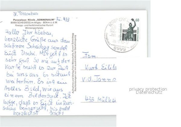 Scheidegg Allgaeu Paracelsus Klinik Sonnenalm – Bild 2