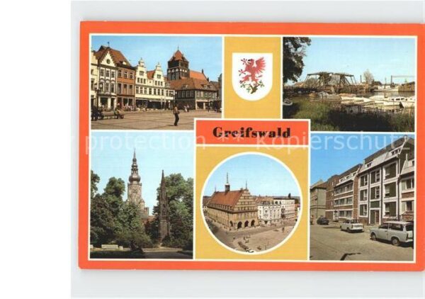 Greifswald Mecklenburg Vorpommern Platz der Freundschaft Wiecker-Klappbrü