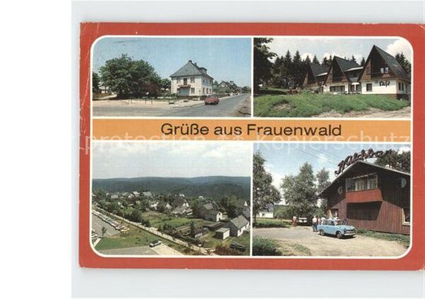 Frauenwald Thueringen Nordstrasse Rennsteig-Wanderhütte