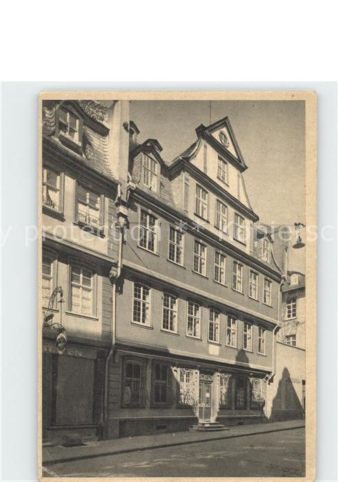 Frankfurt Main Goethe-Haus Großer Hirschgraben
