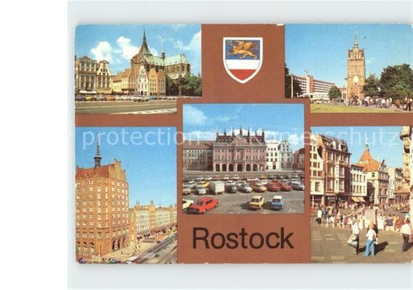 Rostock Kröpeliner-Strasse und Tor Lange-Strass