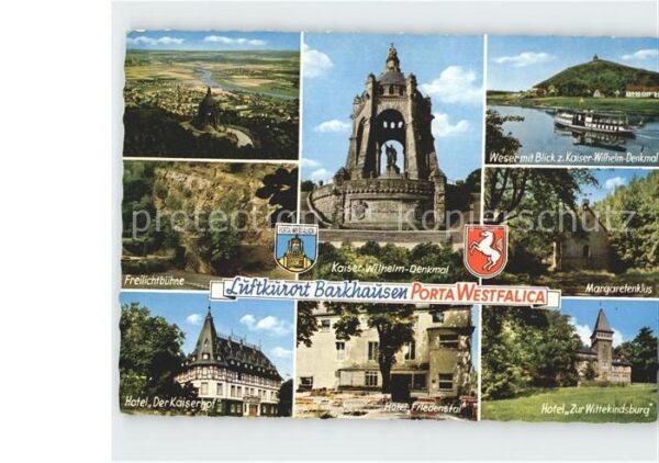 Porta Westfalica Barkhausen Weserpartie Freilichtbühne H