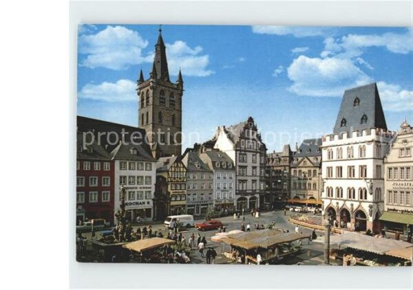 Trier Hauptmarkt mit St. Gangolph