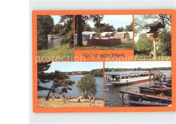 Gruenheide Mark Camping Peetzsee Strand Löcknitz Werlse