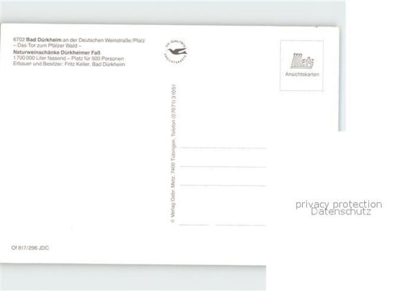 Bad Duerkheim Naturweinschänke Dürkheimer Fass – Bild 2
