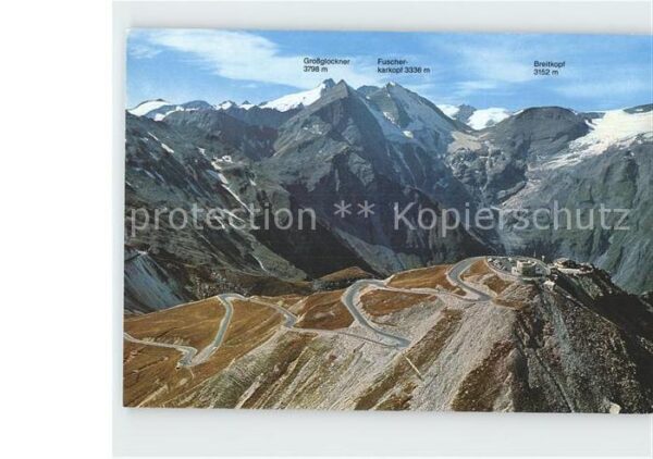Grossglockner Hochalpenstrasse Parkplatz Edelweißspit