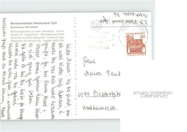 Westerland Sylt Meerwasser Wellenbad – Bild 2