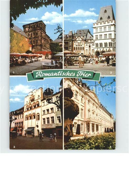 Trier Brunnenhof mit Porta-Nigra Dreikönighau