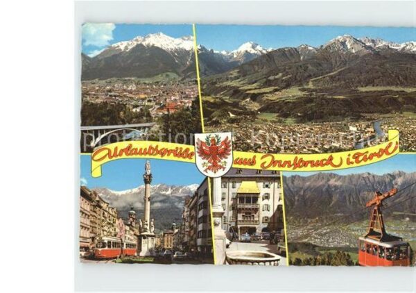 Innsbruck Fliegeraufnahme Maria-Theresien Strasse