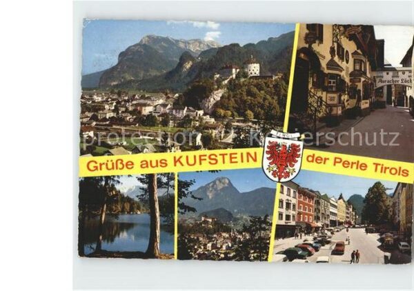Kufstein Tirol Römerhofgasse Hechtsee mit Pendling