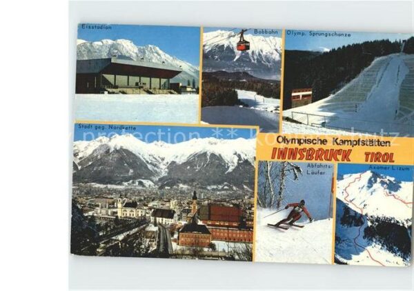 Innsbruck Olympische Spiele 1964 und 1976 Bobbahn
