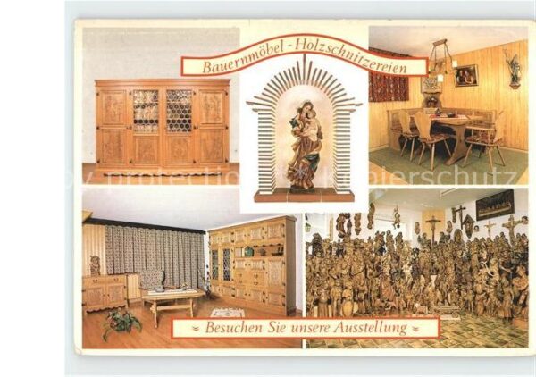 Bernau Schwarzwald Bauernmöbel Holzschnitzereien Ernst Tho