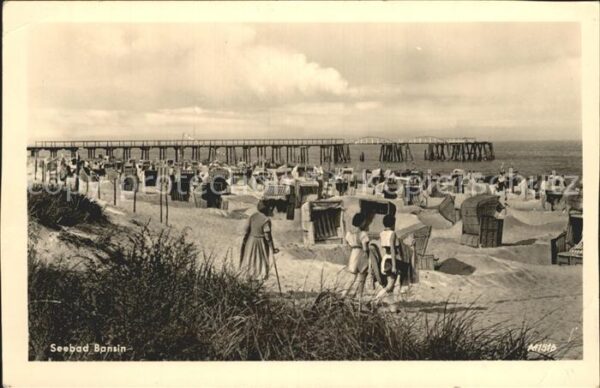 Bansin Ostseebad Strand Seebrücke