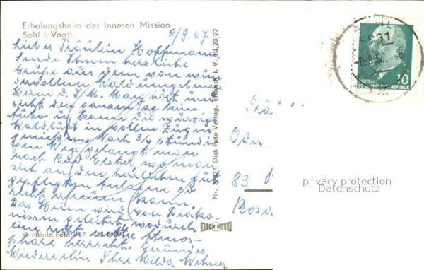 Sohl Bad Elster Erholungsheim der Inneren Mission – Bild 2