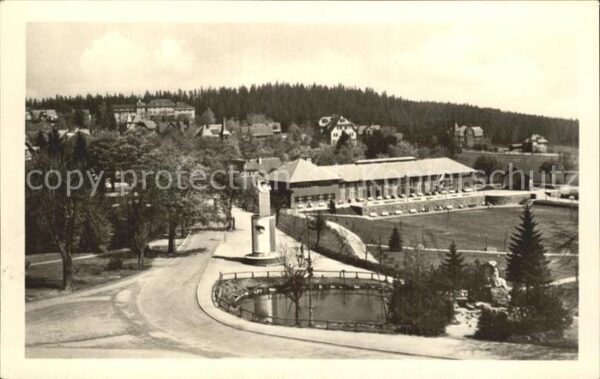 Oberhof Thueringen Blick vom Ernst Thälmann Haus